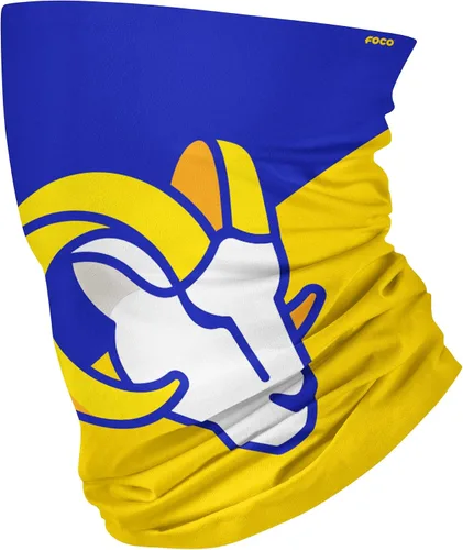 Vista 192 de FOCO NFL unisex-adult Nfl Team Logo Neck Gaiter Multiuse Mini impresión del color del equipo.