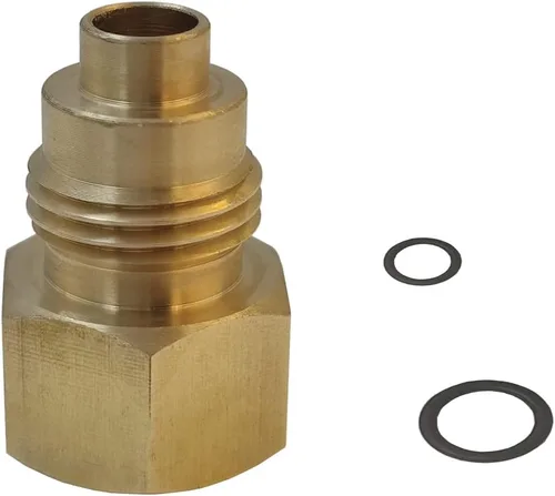 Vista 4 de Conexión de línea de bomba de dirección asistida LS Swap a líneas estriada de 3/8" M16-1.5 a 5/8-18 Compatible con LS Corvette, Camaro, GTO, CTSV