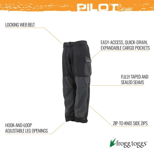 Vista 2 de FROGG TOGGS Pilot II Guide - Pantalón impermeable transpirable para hombre