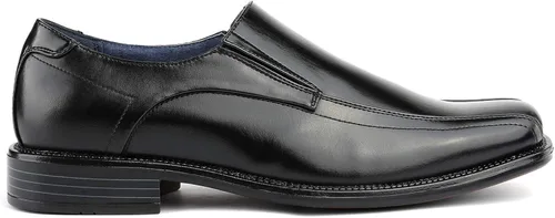 Vista 2 de Bruno Marc Mocasines de vestir forrados de cuero para hombre