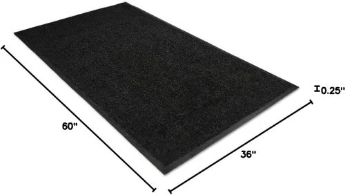 Vista 4 de Guardian Platinum Series tapete para piso de interiores, hecho de nailon y caucho, Negro, 1