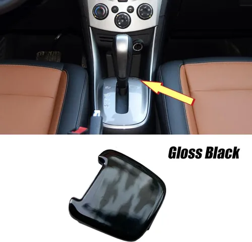 Vista 5 de Cubierta de bota de gaita para palanca de cambios, cubierta de consola para Chevrolet TRAX, compatible con Buick Encore 2017 2018, panel central