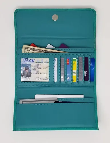 Vista 2 de Cartera hecha a mano para mujer. Herramientas ricas y profundas.