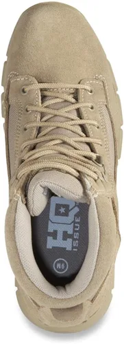Vista 6 de HQ ISSUE Botas tácticas de desierto para hombre, 6 pulgadas, impermeables, para combate, zapatos de senderismo