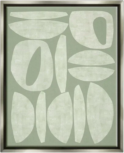 Vista 12 de Stupell Industries Arte Giclée enmarcado con formas contemporáneas verdes de Flora Kouta Stupell Industries · By Flora Kouta · Ready to hang ·
