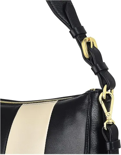 Vista 4 de RADLEY London Dukes Place - Colcha a rayas - Hombro con cremallera media, Negro