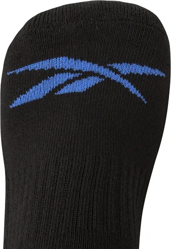 Vista 6 de Reebok Calcetines deportivos acolchados cómodos de corte de un cuarto para mujer (paquete de 6)