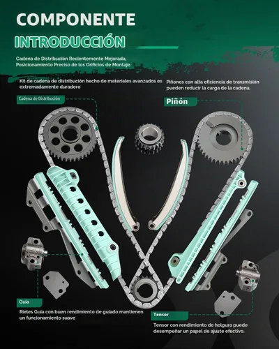 Vista 3 de SCITOO 9-0387SGX Kit de cadena de distribución para Ford Crown Victoria