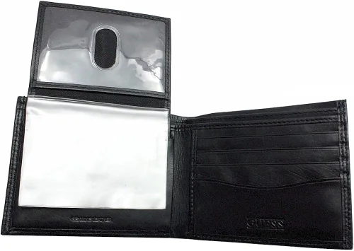 Vista 3 de GUESS Cartera de cuero para hombre