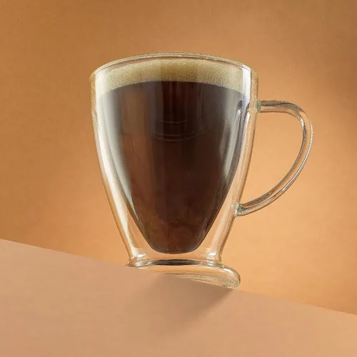 Vista 6 de JoyJolt Declan Irish - Tazas de café de vidrio con aislamiento de doble pared (juego de 2) -15 onzas