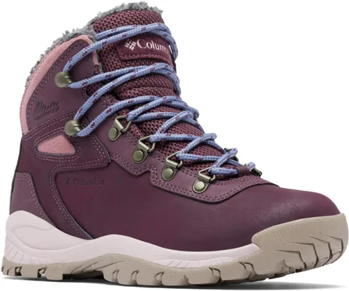 Vista 11 de Columbia Women's Newton Ridge Waterproof Omni-Heat II Insulated Hiking Boots Gris oscuro/Remolacha