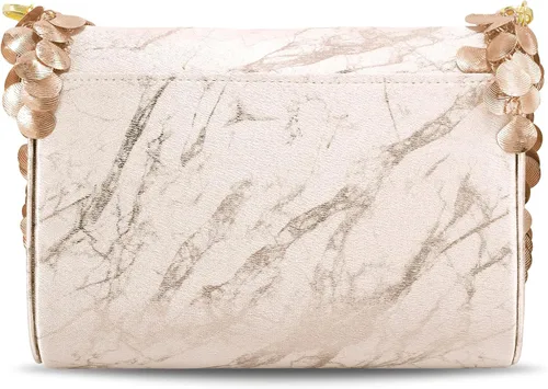 Vista 6 de Aheli Bolsos de mano de oro rosa para mujer bolsos de noche hechos a mano C99C Rose gold talla única