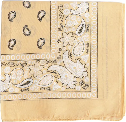 Vista 43 de Motique Accessories Bandana de algodón de 22 pulgadas con estampado cachemira