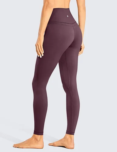 Vista 2 de CRZ YOGA - Leggings de entrenamiento estilo segunda piel para mujer de 28 pulgadas pantalones de yoga de longitud completa y cintura alta