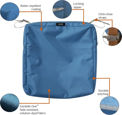 Vista 14 de Classic Accessories Ravenna - Funda de cojín, Azul (Empire Blue)