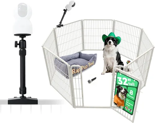 Vista 22 de FXW Homeplus Unleashed Corralito para Perros de Interior - Juego Sin Estrés y Seguro, Resistente de 24 Pulgadas 2 Paneles Corralito para Cachorros