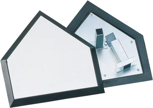Vista 2 de MacGregor® Major League Bases con anclajes (juego) y placa de anclaje profesional Champion Sports