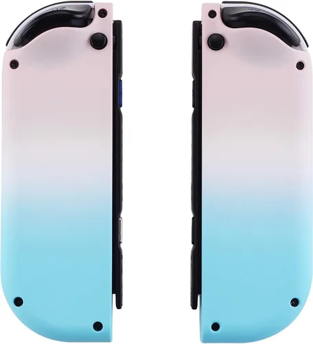 Vista 9 de eXtremeRate - Carcasa de control portátil Joy-Con con set de botones completo repuesto de carcasa hazlo tú mismo para control de Nintendo Switch