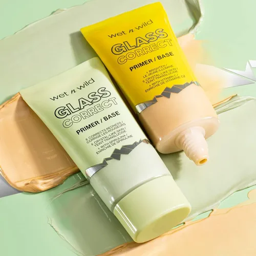 Vista 15 de wet n wild Prime Focus Glass Skin Correct Primer, acabado de cristal brillante, amarillo