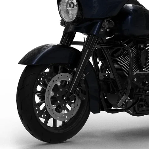 Vista 27 de HR3 Guardabarros delantero de whisky ámbar a juego compatible con Street Glide FLHX 2014 y Road Glide FLTRX 2016 (reemplazo para OEM)