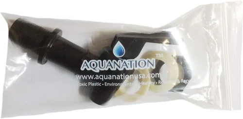 Vista 3 de AquaNation, sin BPA, repuesto para bidón de agua, llave del refrigerador, espiga boquilla reutilizable, palanca para agua, despachador, llave