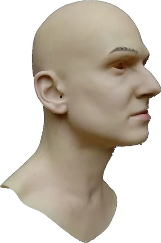 Vista 4 de QQ máscara europea silicona no látex cos jugar o holloween día IVAN MASK