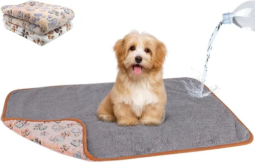 Vista 15 de YUEPET Mantas impermeables para perros, paquete de 2 mantas lavables para perros para cama, sofá, protector de vellón de franela para cachorros