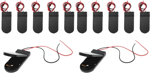 Vista 9 de 2 soportes para 8 pilas AA con clip de batería tipo I cableado y conector a presión estándar Características I Tipo Clip de batería con cable