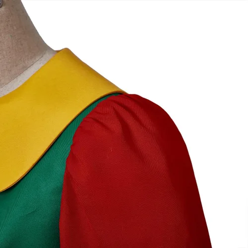 Vista 8 de Disfraz de La Chilindrina para mujer vestido de chilindrina para Halloween Navidad