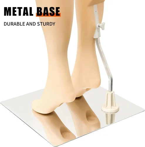 Vista 5 de Maniquí de cuerpo completo con curvas BBL femenino, brazos ajustables desmontables de 70.8 pulgadas y forma de vestido de torso extraíble con base