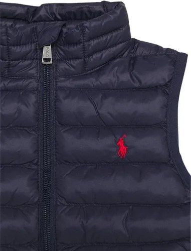 Vista 2 de Polo Ralph Lauren Chaleco activo con cremallera completa para hombre, marino