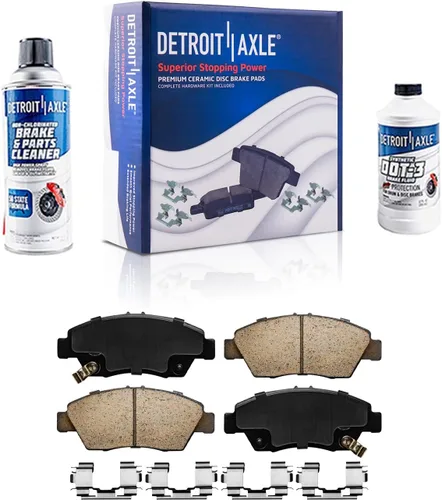 Vista 43 de Detroit Axle - Kit de freno delantero para Dodge Ram 1500 Durango Dakota Chrysler Aspen Dakota Driver Side Disco Freno Pinza de freno de cerámica