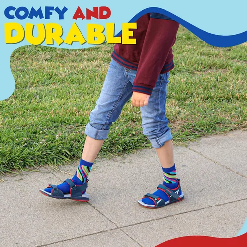 Vista 7 de ALOLA Calcetines divertidos para hombres, mujeres y niños, paquete de 3 calcetines de algodón peinado, calcetines locos de regalo para niños y niñas