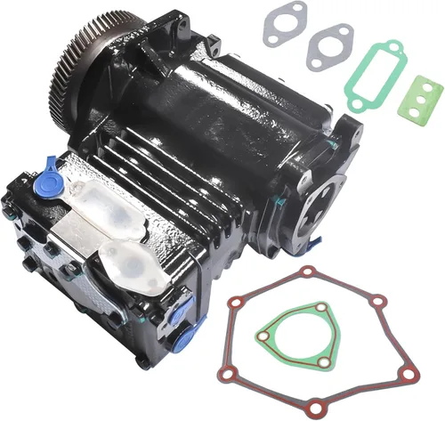 Vista 2 de Reemplazo del compresor de freno de aire para Detroit Diesel Series 60 12.7 2004 y anteriores 12.7 Motor T-UFLO 750 R23522122 23522123 5004188 109425