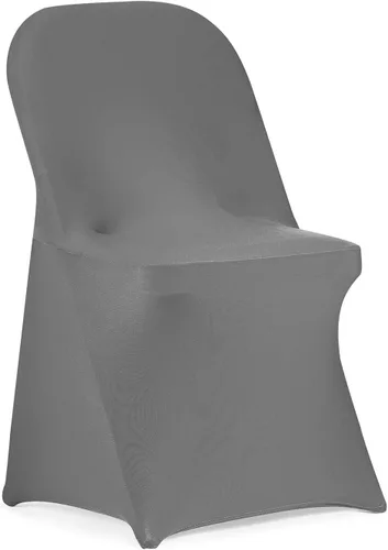 Vista 18 de Funda de silla Peomeise plegable, de elastano elástico para bodas, fiestas, banquetes, eventos