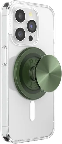 Vista 24 de Agarre para teléfono PopSockets con patas de apoyo extensibles, PopSockets para teléfono, PopGrip, Into The Woods - Camo Flow Sujeción segura