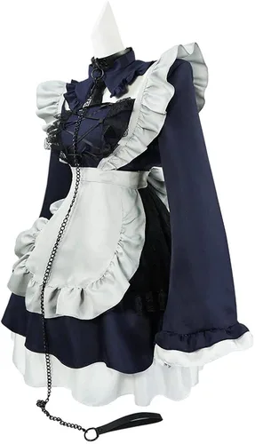 Vista 2 de My Dress Up Darling Kitagawa Marin - Vestido de sirvienta japonesa para cosplay disfraz de Halloween Lolita