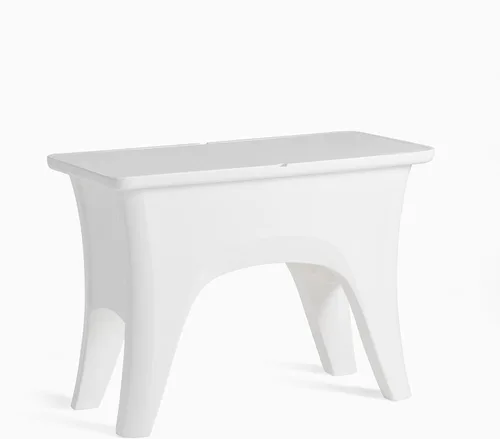 Vista 8 de Step2 Vero - Mesa auxiliar con bandeja para servir, muebles de patio impermeables para exteriores e interiores, uso en piscinas de hasta 9 pulgadas
