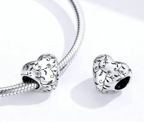 Vista 2 de Annmors Jewelry Birthday Charms for Woman-925 Sterling Silver Dangle Pendant Bead with Cubic Zirconia,Girl Jewelry Beads DIY Gifts for Women