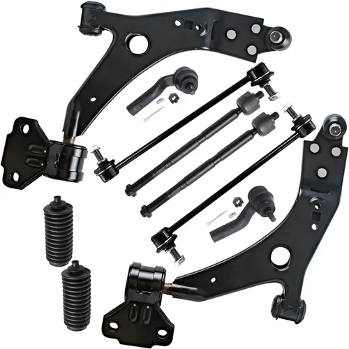 Vista 174 de Detroit Axle - Kit de suspensión delantera de 10 piezas para Chevrolet Trailblazer GMC Envoy 2004-2007 2005 2006 Soportes de brazo de control