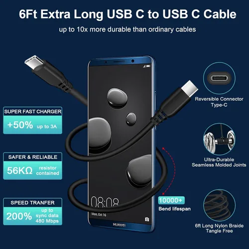 Vista 5 de Cargador súper rápido tipo C bloque de carga compatible con Samsung Galaxy Z Fold 7, Z Flip 7, A17, S25Edge, S25 Ultra, S25, S25+, S24 Fe, S24 Negro