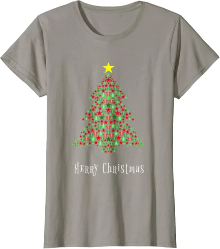 Vista 74 de Celebración del árbol de Navidad - Feliz Navidad - Camiseta de Navidad