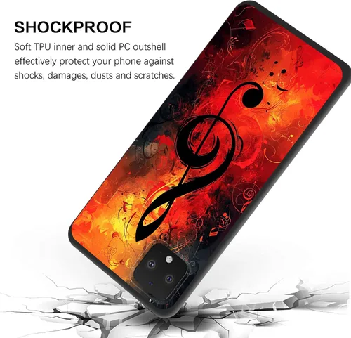 Vista 500 de Funda delgada para Google Pixel 4 XL, funda delgada de silicona de TPU suave a prueba de golpes para Google Pixel 4 XL, astronauta Galaxy