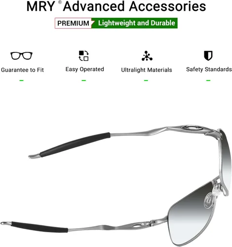Vista 2 de Mryok Auriculares de repuesto para gafas de sol Oakley Crosshair S - Opciones Negro