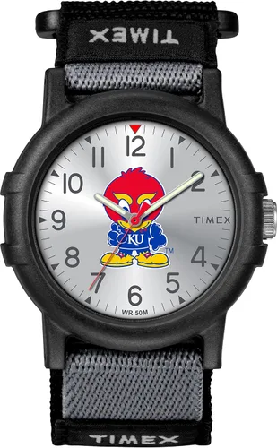 Vista 10 de Timex Reloj unisex Collegiate Recruit de 1.496 in - Tennessee Volunteers con correa de tela negra