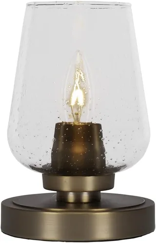 Vista 55 de Luna - Lámpara de mesa con 1 luz en granito oscuro (51-DG-300)