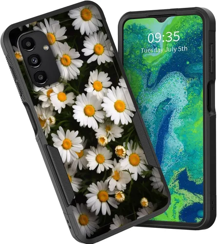 Vista 34 de Funda para Galaxy A15 5G, doble capa híbrida resistente a prueba de golpes, policarbonato duro, silicona suave, TPU, funda protectora para Samsung