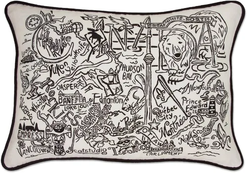 Vista 98 de Catstudio Portland (Oregon) - Almohada decorativa bordada