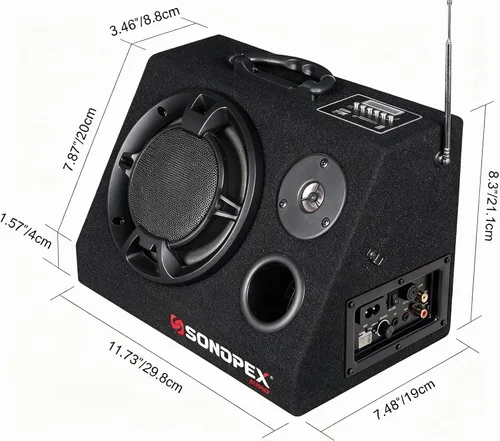Vista 2 de Altavoz Bluetooth del gabinete del taller, reproductor de música digital