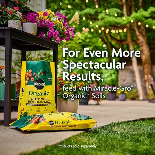 Vista 8 de Miracle-Gro Alimento orgánico para plantas, uso con plantas de interior o exterior, fertilizante líquido orgánico para contenedores y jardines